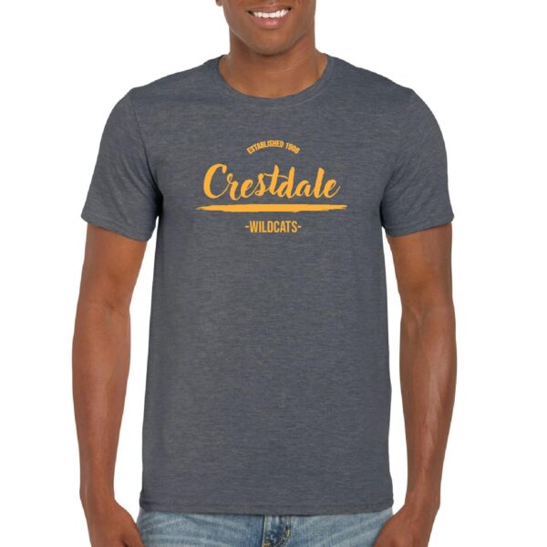 Distressed Crestdale Script short sleeve